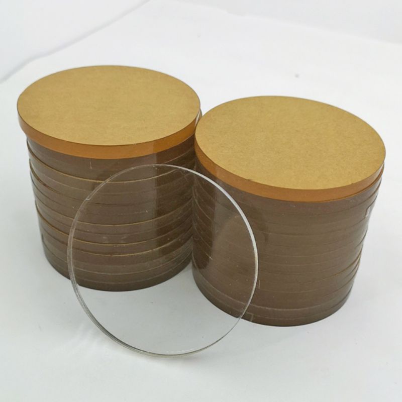 Tấm nhựa tròn mica, acrylic dày 3mm, tấm nhựa trong suốt 100-200mm DIY-VN