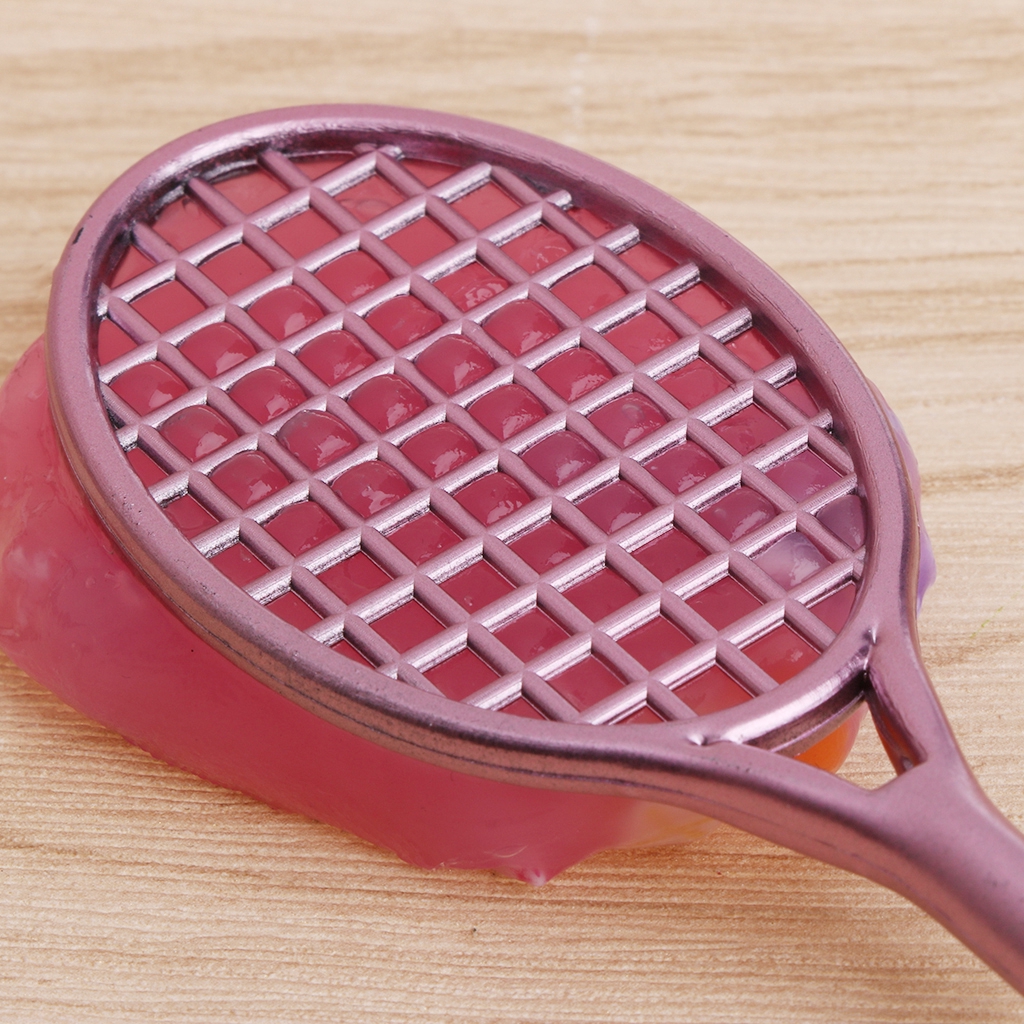 ♥WARM♥ Mini Badminton Racket Slime Form Crystal Soil Kit Play