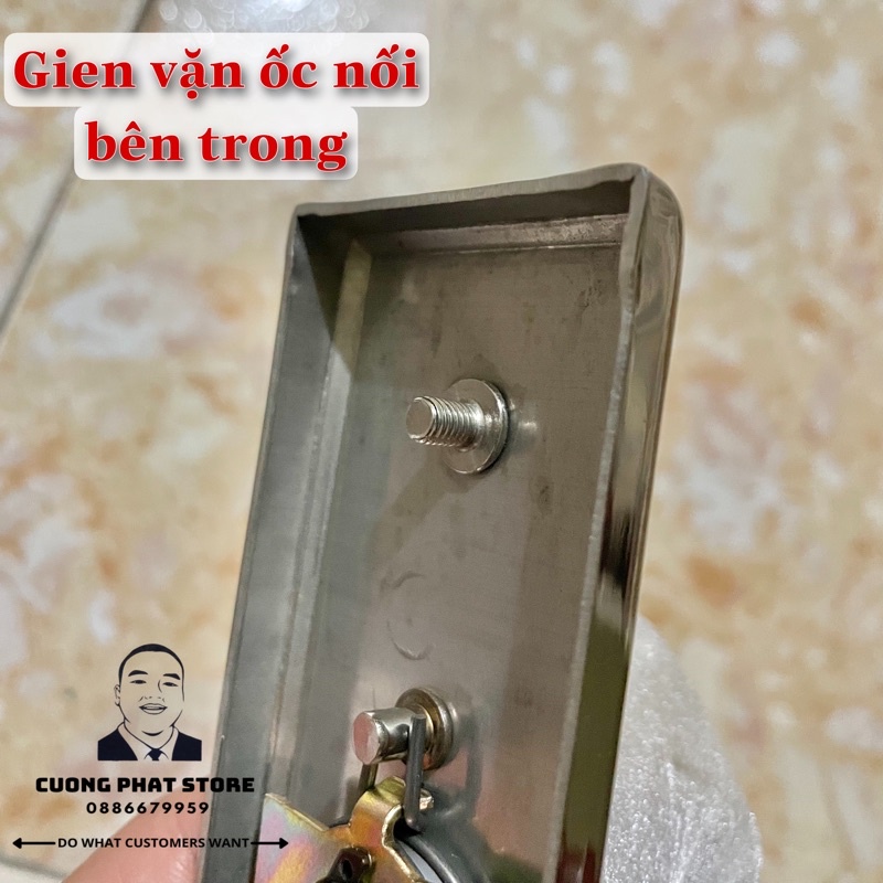 Ốc nối ổ khoá loại 1 đầu gien vặn