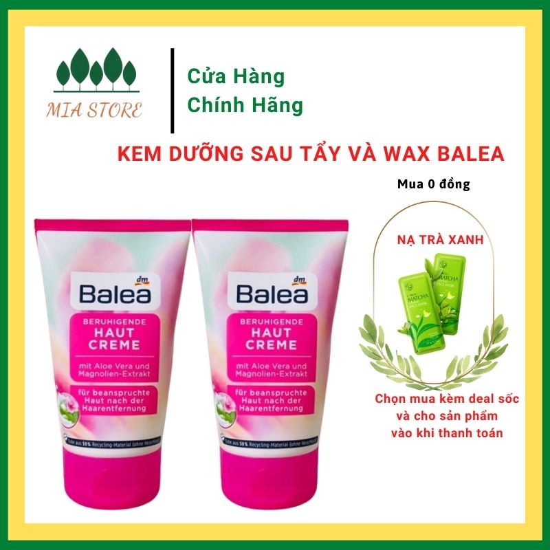 [CÓ CHE TÊN] Kem triệt lông ức chế lông mọc chậm  dưỡng da sau cạo râu wax tẩy lông chân tay nách bikini lông Balea Đức