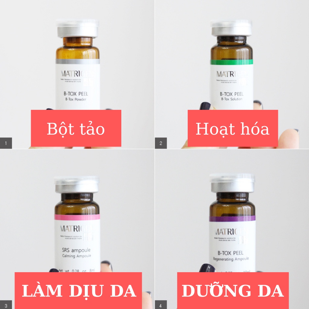 [CHÍNH HÃNG] B-TOX PEEL 4 MÀUTHAY DA SINH HỌC VI TẢO HÀN QUỐC cam kết chính hãng