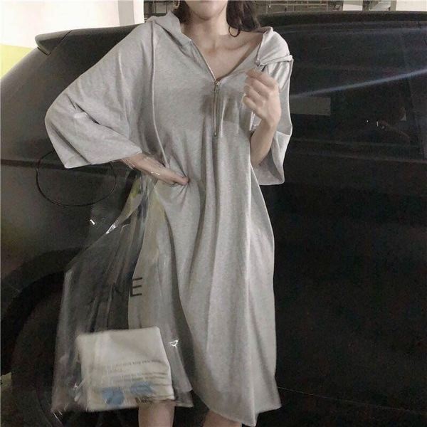 Đầm hoodie Perty tay lửng thời trang xinh xắn cho nữ