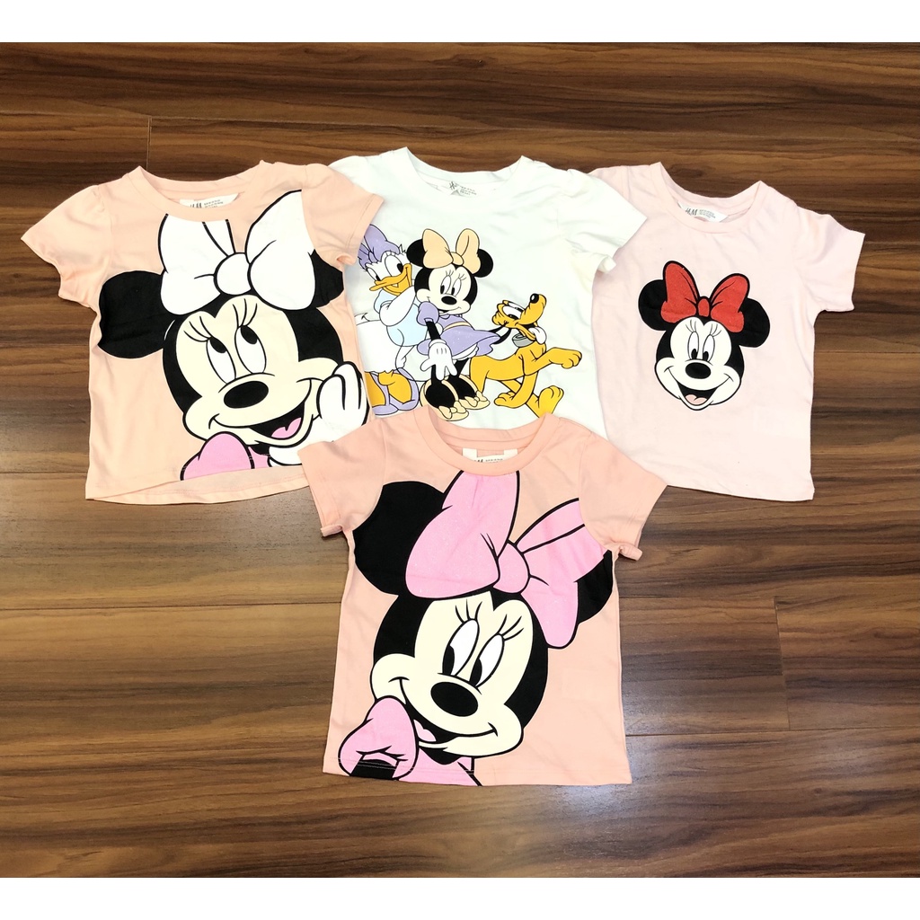 (Mickey, Pony)Áo phông bé gái Hè 2022 cộc tay hàng xuất dư chất 100% cotton mềm đẹp sz 1-10T