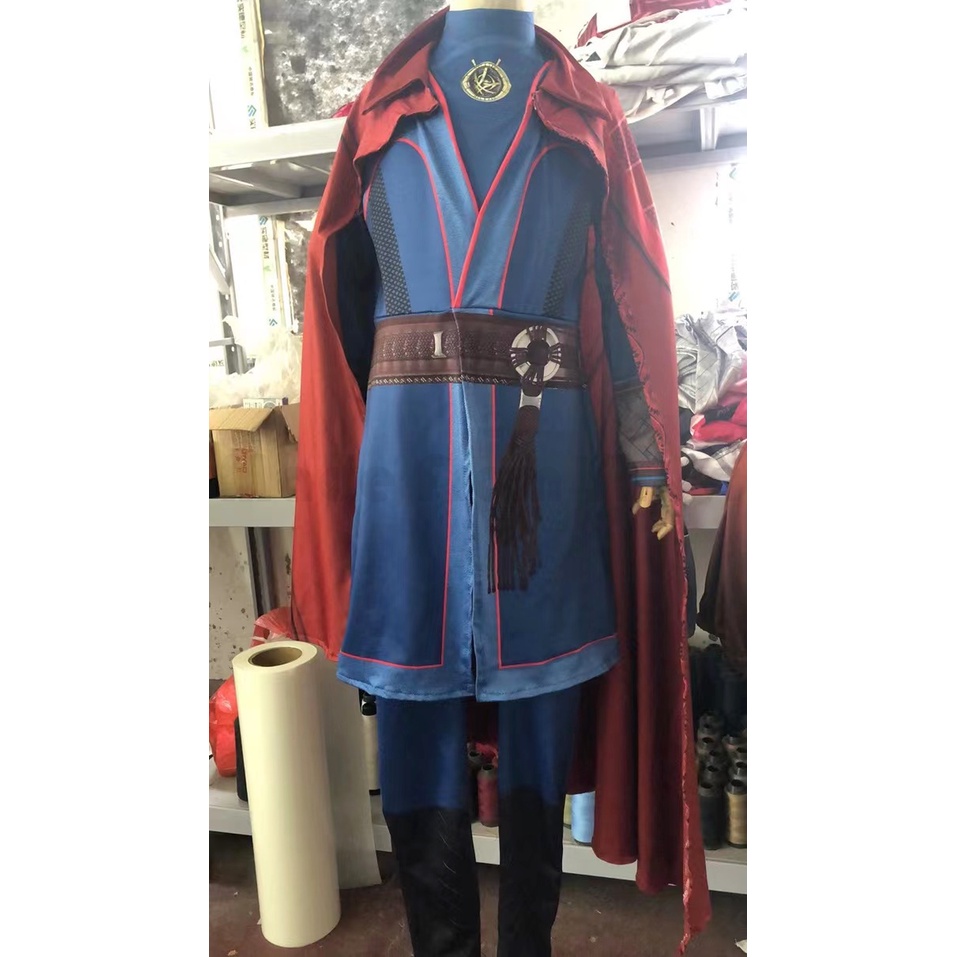 Bác sĩ Strange In The Multiverse of Madness Dr. Bộ Áo Choàng Kèm Tóc Giả Hóa Trang Nhân Vật Stephen Strange
