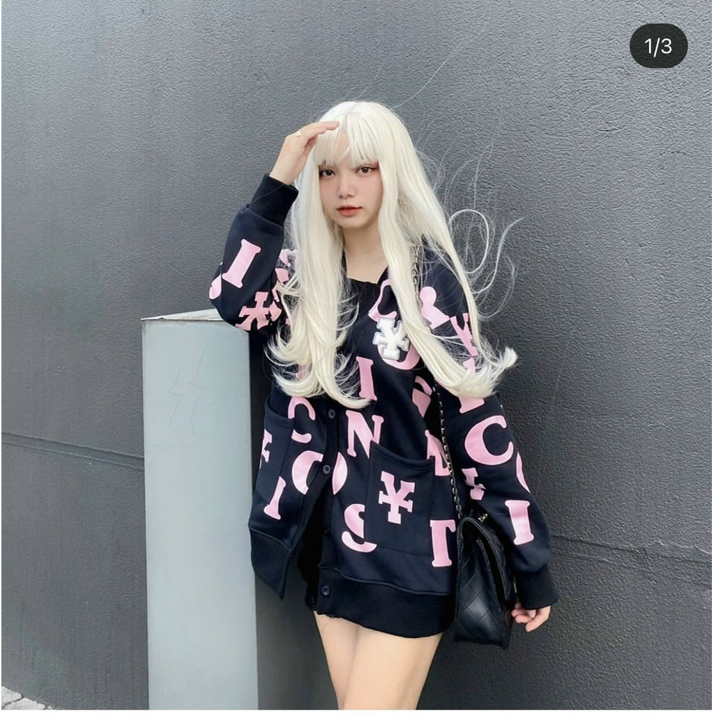 Áo Cardigan Form Rộng - Áo Khoác Nỉ Nam Nữ Unisex DIRTY Màu Xanh Nhạt Siêu Hot - Kèm Deal Sốc - LP-STORE | BigBuy360 - bigbuy360.vn