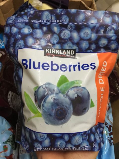 [ Date 1/23] Trái Blueberries sấy khô Kirkland 567g - Mỹ