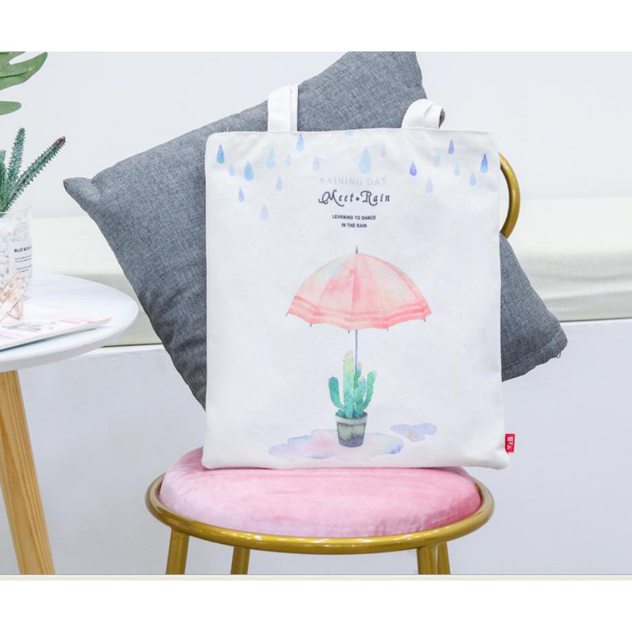 Túi Tote pastel xinh xắn ( túi vải tote )