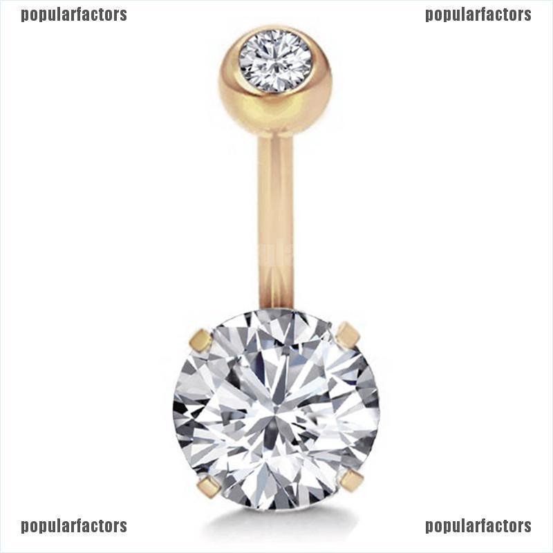 Khuyên Rốn Đính Đá Pha Lê Dễ Thương