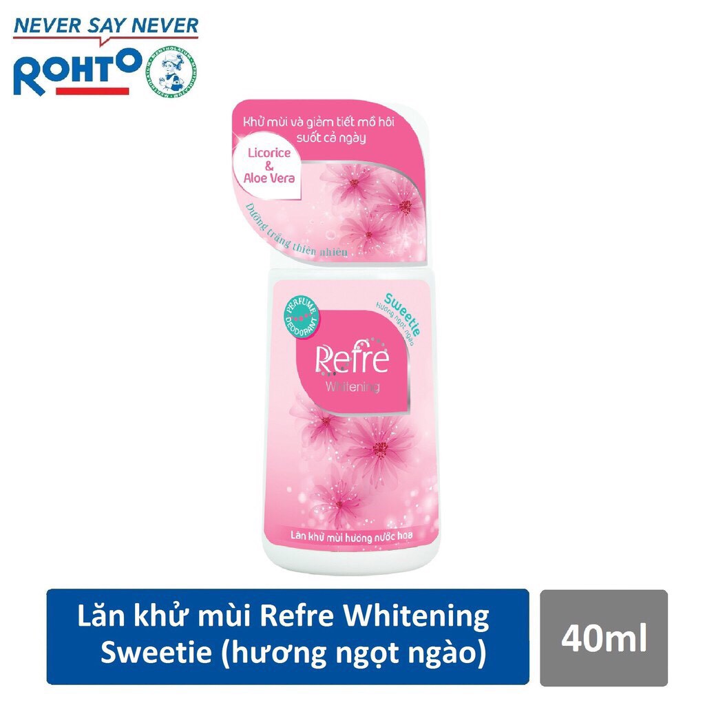 ✅ (CHÍNH HÃNG) Lăn khử mùi dưỡng trắng hương nước hoa Refre Whitening 40ml | BigBuy360 - bigbuy360.vn
