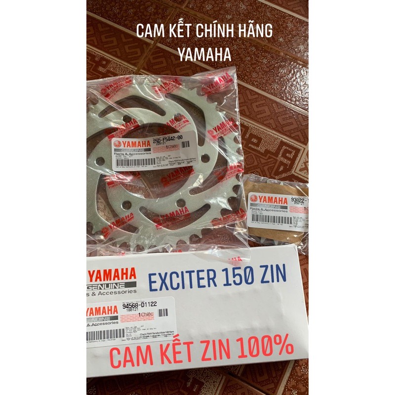 Nhông sên dĩa exciter 150 chính hãng