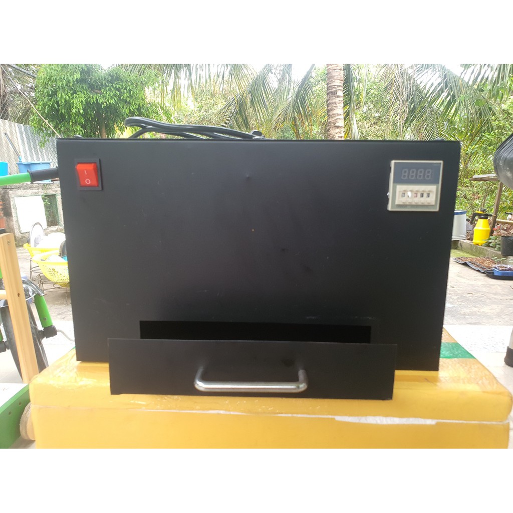 Máy khắc dấu polymer + tặng khuôn mica + keo polymer