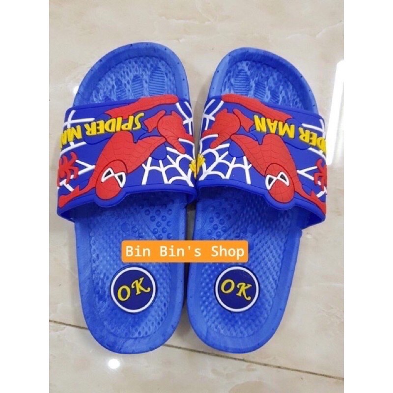 Dép người nhện size 24-31- Dép spiderman cho bé trai (8808)