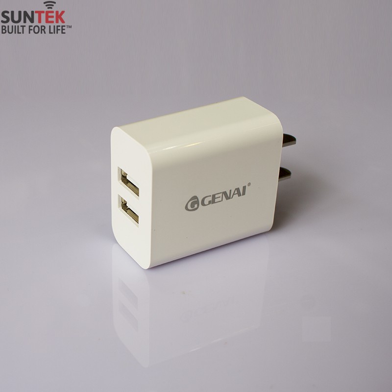 Củ sạc nhanh Genai M4000 2 đầu USB – Hàng chính hãng