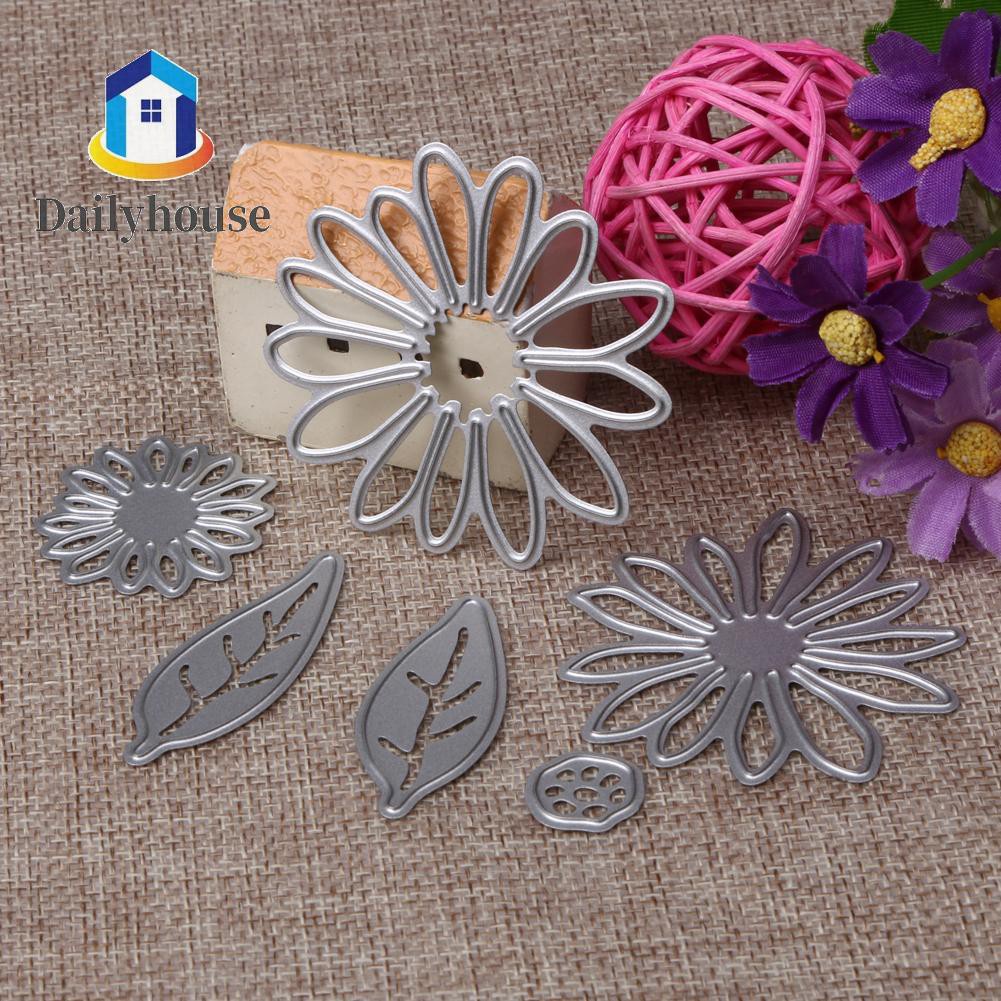 DIY manual metal die-cutting mold scrapbook album decorative leaves chrysanthemum