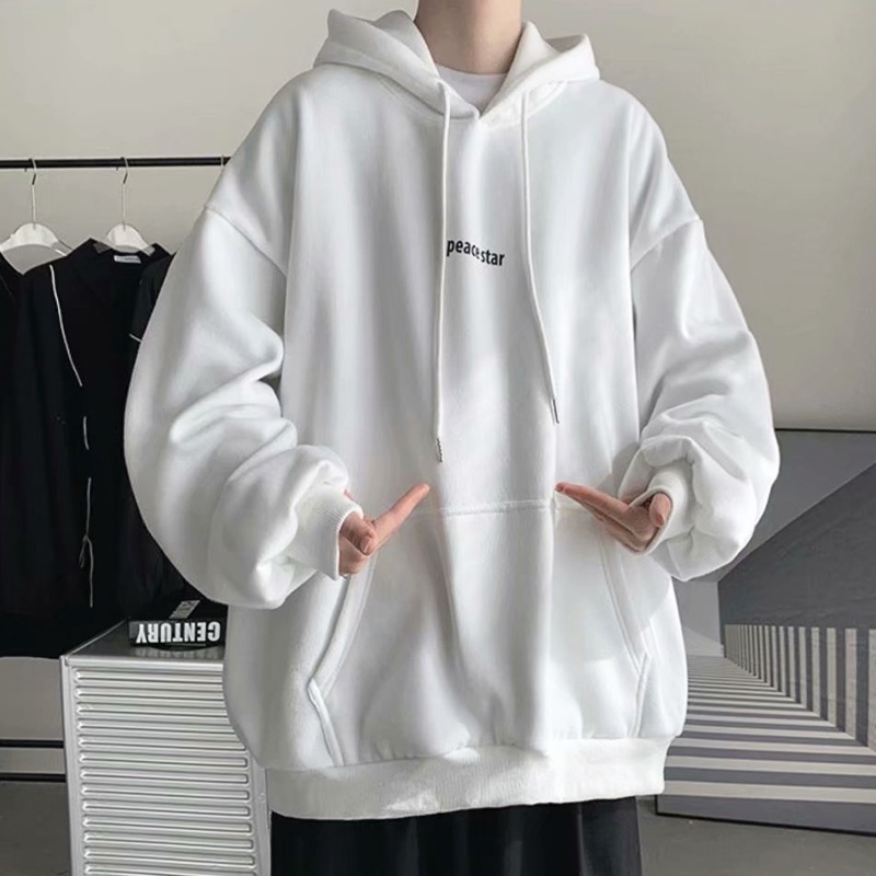 ✦AFFLIGA✦ Áo Hoodie Rộng In Chữ Thời Trang Hàn Quốc Dành Cho Nam Nữ