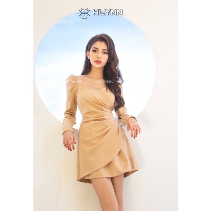 Đầm xếp ly eo tay dài m05 | BigBuy360 - bigbuy360.vn