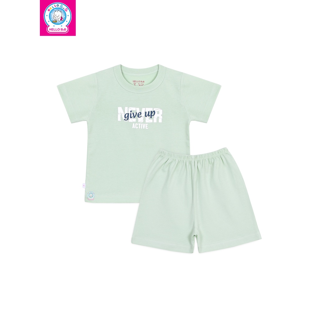 Bộ Cổ Bo Màu Tay Ngắn BN0014 - HELLO BnB