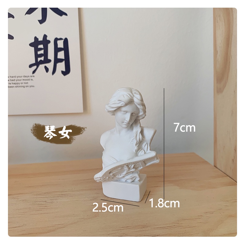 Tượng mini Beethoven dùng trang trí phòng làm việc chất lượng cao