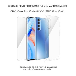 COMBO 2 Miếng Dán Film PPF OPPO Reno 4 pro / Reno 4 / Reno 5 / Reno 5 pro / Reno 3 / bảo vệ điện thoại tránh trầy xước
