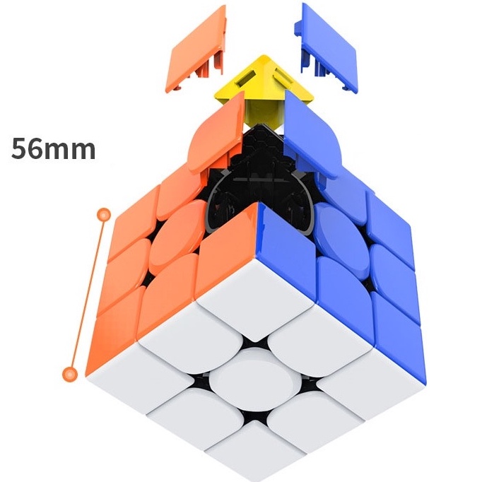 Rubik gan 3x3 356 RS trơn, cắt góc tốt – GAN01