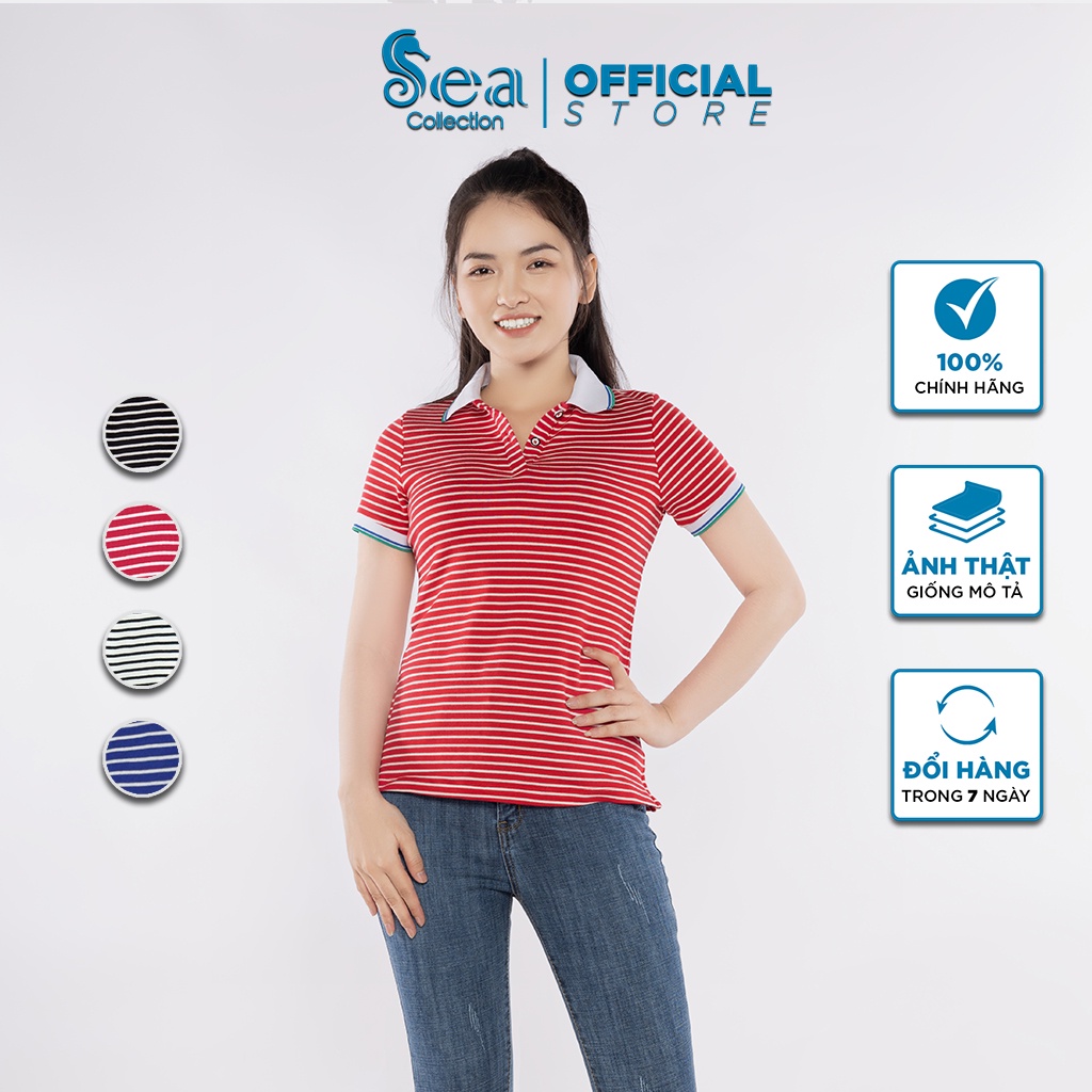 Áo Thun Polo Nữ Sea Collection Sọc Ngang 11835