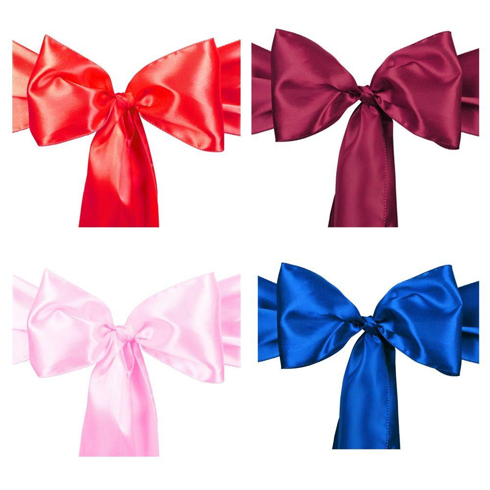 MUVAKO Vỏ Bọc Ghế Thắt Nơ Ruy Băng Mới Cho Đám Cưới