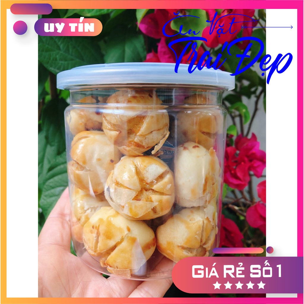 Bánh Dừa Sầu Riêng - Đậu Lá Dứa 280G Hủ Pet - Trai Đẹp Snack