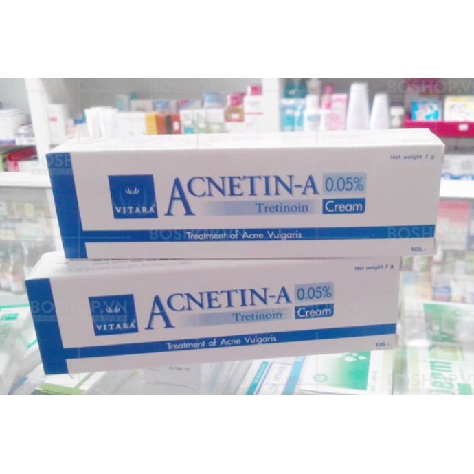 Acnetin A (Tretinoin) 0.05% - Kem giảm mụn trứng cá , ẩn, mụn đầu đen 10G | BigBuy360 - bigbuy360.vn