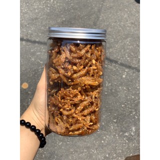 CÁ CƠM KHO SẤY TIÊU LON 500GRAM