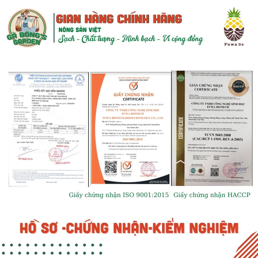 Nước Rửa Tay Sinh Học Hữu Cơ Fuwa3e Hương Tinh Dầu Quýt 100% Tự Nhiên An Toàn Dịu Nhẹ Da Nhạy Cảm Chai 300ml