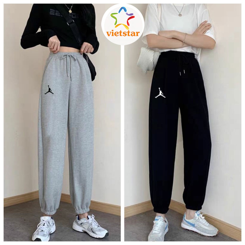 Quần jogger chun ống BÓNG RỔ quần baggy buộc dây hot trend_VIETSTAR