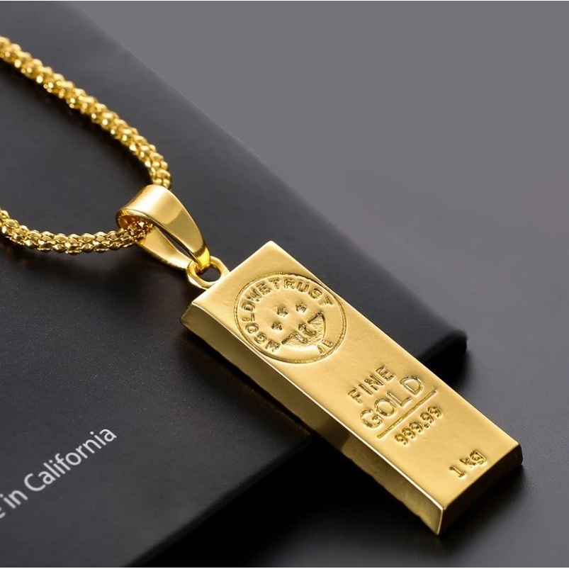 Vòng cổ Mặt Vàng 9999 Phong Cách Hip Hop Thời Trang