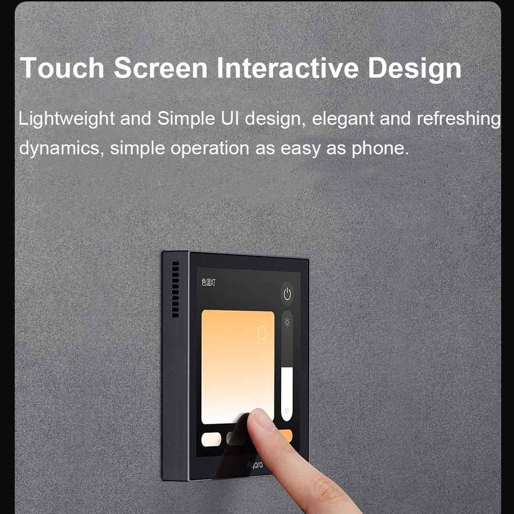 Màn hình cảm ứng Aqara S1 Smart Scene Panel, hỗ trợ Apple HomeKit