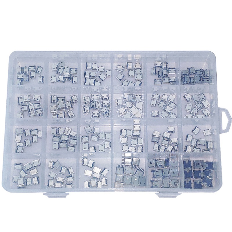 Bộ 240 Đầu Nối Cổng Micro USB 6 Pin Cái Cho Điện Thoại / MP3 / 4