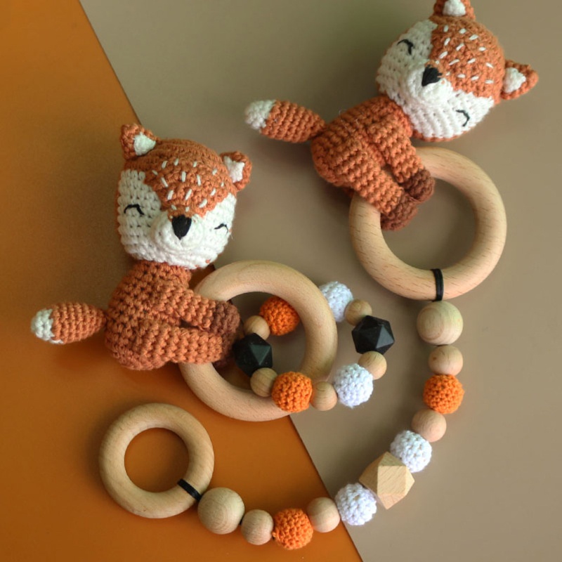 Set 3 Vòng Đeo Tay / Núm Vú Giả / Núm Vú Giả / Kẹp Núm Vú Giả Treo Xe Đẩy Em