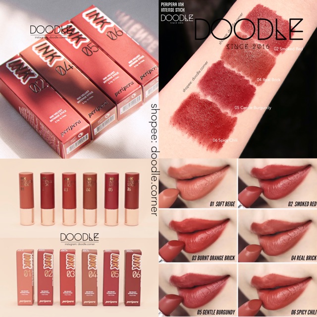 Son thỏi lì siêu mềm mịn Peripera Ink Intense Stick (Có Sẵn)
