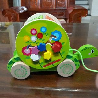 Xe rùa bằng gỗ