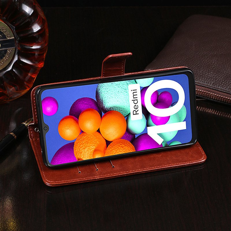 Bao da dạng ví nắp lật hai mặt xiaomi redmi 10C và các dòng máy khác