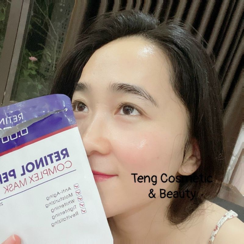 Mặt Nạ Retinol Kyung Lab, Retinol Peptide Complex Mask giúp phục hồi, dưỡng sáng, se khít lỗ chân lông, mềm mịn trẻ hóa