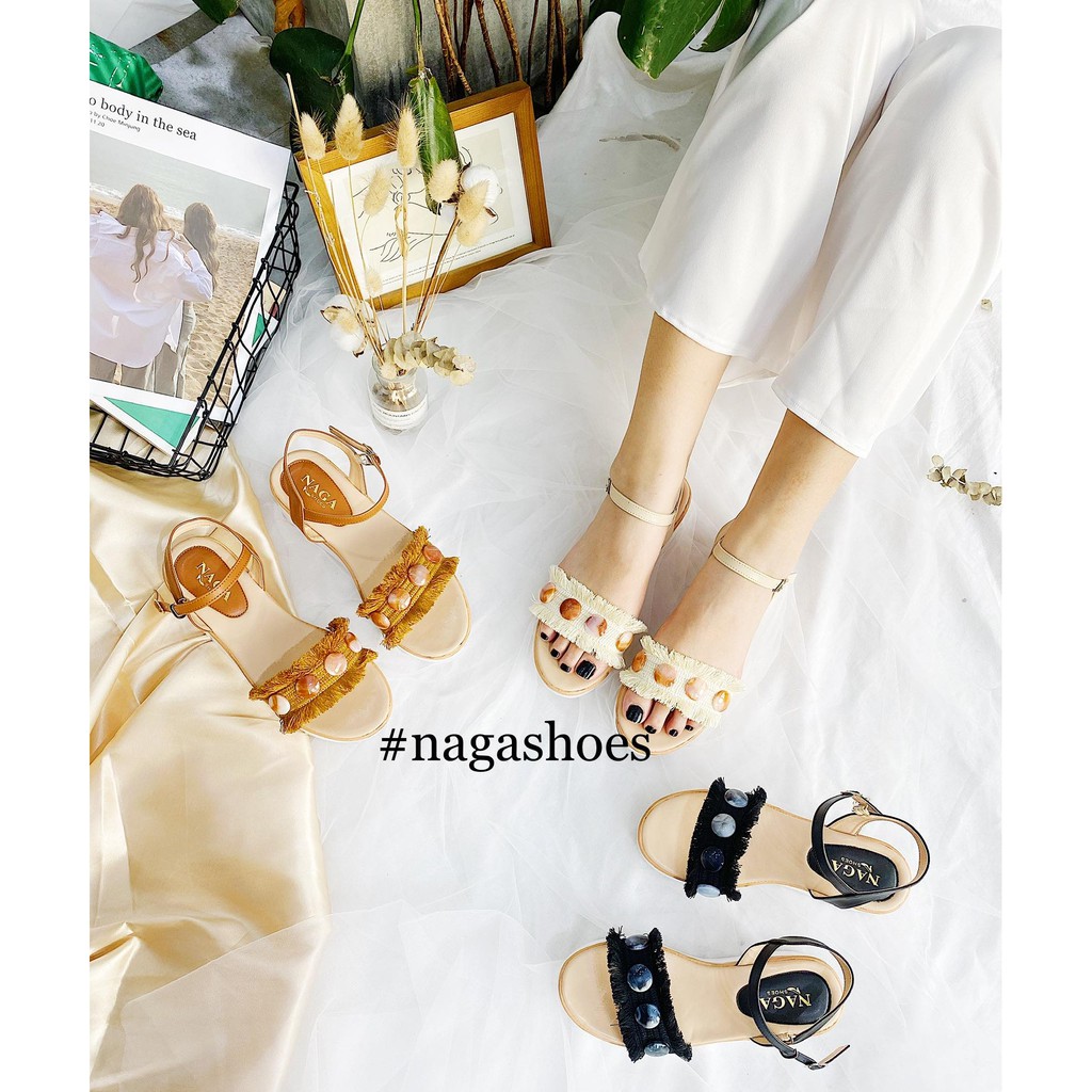 <3 SANDAL NAGASHOES QUAI NGANG TUA RUA PHỐI NÚT NAS182 > . new ‼️ . new ! <3 🇻🇳 2020 : ": : ; ☑ ¹ L