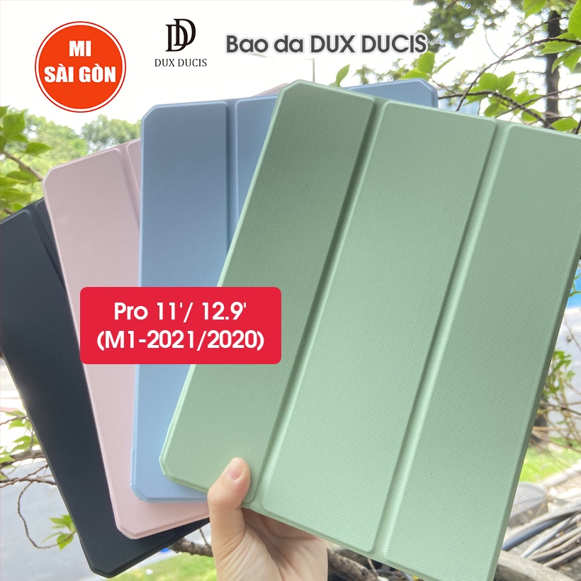 [Hỏa Tốc HCM] Bao da DUX DUCIS iPad Pro 11'/ 12.9 inch (M2-2022/M1-2021/2020/2018) (TOBY SERIES) - Có Khay Đựng Bút -