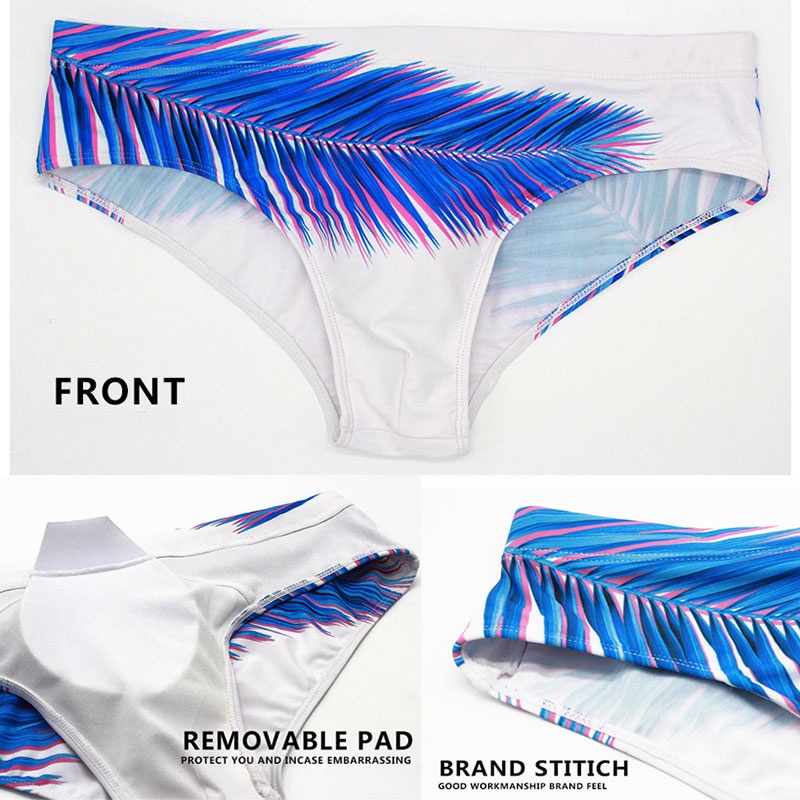 Quần bơi tam giác in họa tiết gợi cảm cho nam | BigBuy360 - bigbuy360.vn