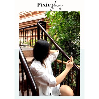 Áo sơ mi basic vạt dài thoải mái
