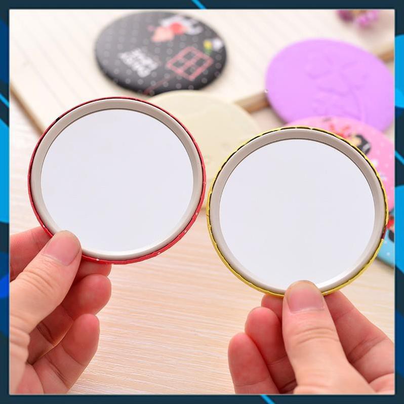 Gương mini cầm tay phong cách Hàn Quốc - shop giao mẫu ngẫu nhiên