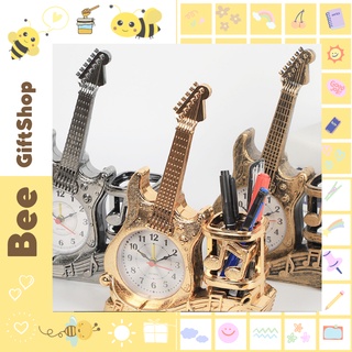Đồng hồ báo thức - đồng hồ để bàn trang trí hình đàn guitar, violin phong cách retro độc đáo