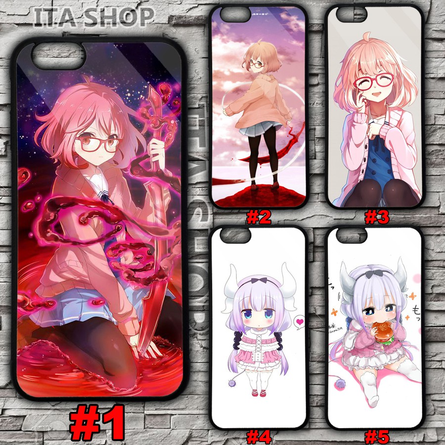 Ốp lưng điện thoại Kyoukai no kanata - Kuriyama Mirai  - Ốp lưng Anime ( Iphone, Oppo, Samsung)