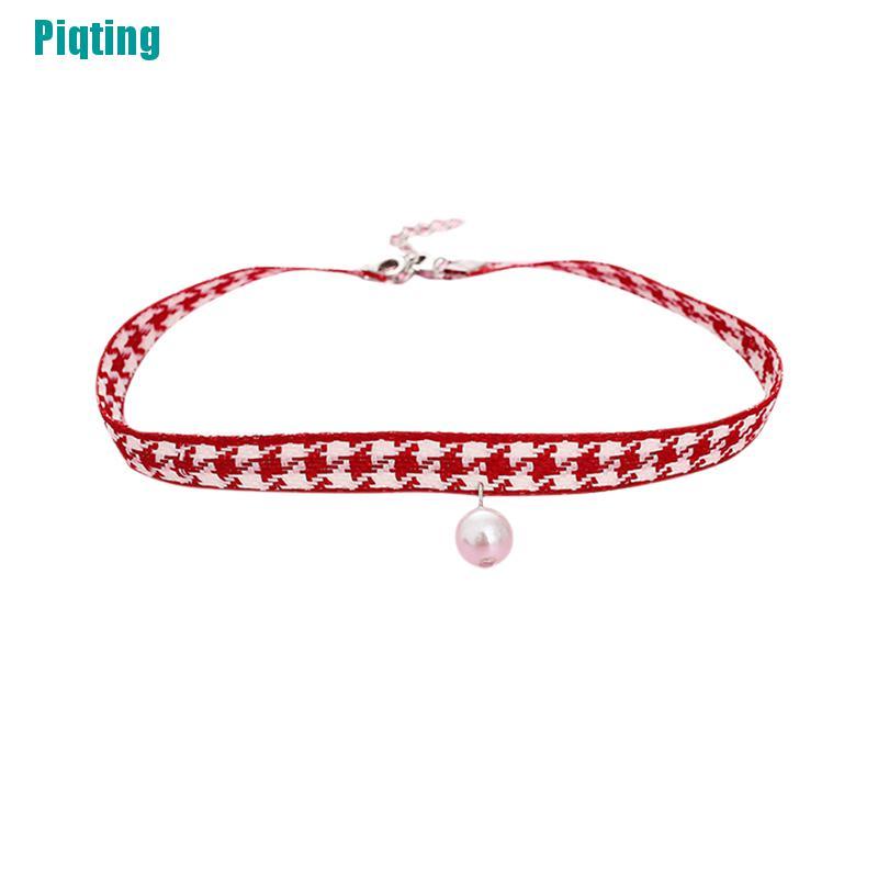 Vòng Cổ Choker Vải Nhung Mặt Hình Trái Tim Dễ Thương Cho Nữ