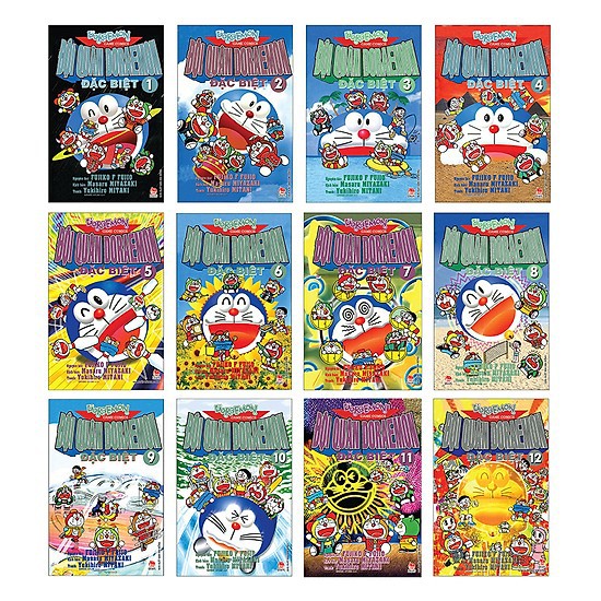 Sách - Combo Đội quân Doraemon Đặc Biệt (12 Tập)