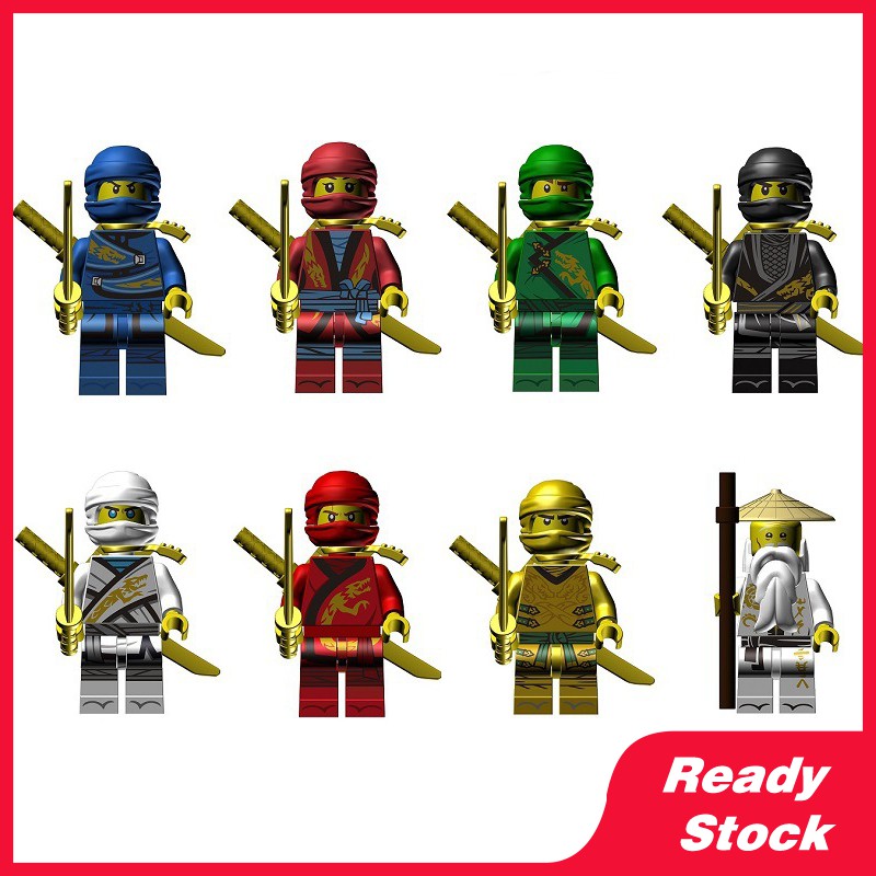 Tương thích với dòng Lego Ninja minifigure đồ chơi giáo dục trẻ em quà tặng sinh nhật