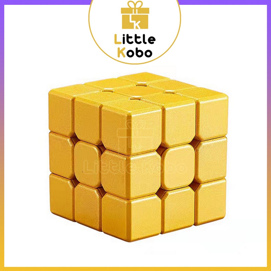 Rubik 3x3 Kim Loại Nhôm Siêu Nặng 4 Màu Rubic 3 Tầng 3x3x3 Đồ Chơi Trí Tuệ
